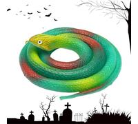 Youding Falso Serpientes | Juguete de serpiente realista de 31.5 Pulgadas,Accesorios de relleno espeluznantes para la fiesta del pez de abril de halloween, accesorios de jardín regalo mordaza
