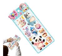 Youding Lindos animales pegatinas - Mini pegatinas suaves 3D | Silicona Dibujos animados vientre | Protección espesada contra colisiones | Perro portátil para botellas de agua y teléfonos móviles