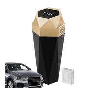 Youding Papelera de coche, contenedores de coche | Ambientador para coche - Papelera de aromaterapia para coche, portavasos de basura de coche, papelera de coche, prensa difusor