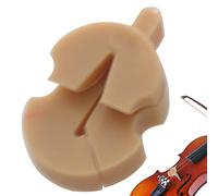 Youding Silenciador para violín | Puente de viola, estilo Tourte, silenciador de práctica Tourte de un solo agujero para todos los violines, violas pequeñas, silenciador ultra práctica