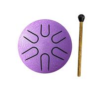 YOUDING - Tambor de lengua de acero, tambor de mano de 6 notas, tambor de lengua con baquetas, calcomanías de escala de repuesto, mangas de dedos, partituras de música china e inglesa, tambor de