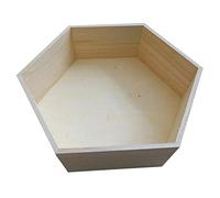 Youdoit Estante de Madera Hexagonal de 36 x 31 x 10 cm