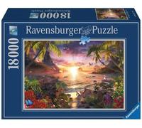 Youdoit Puzzle de 18000 piezas paraíso al atardecer ravensburger