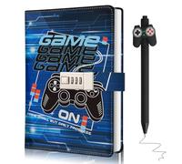 Youerls Diario para niños con código, diario con candado, comienzo del colegio, cumpleaños, regalos para niños 8, 9, 10, 11, 12, 13, 14, 15 años, juego de cuaderno, juego de diario para niños