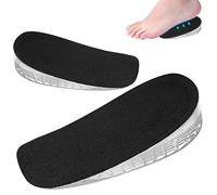 Youery 1 par de Plantillas GEL Altura de 3,5 cm, Invisibles Plantillas Taloneras, Plantillas Altura Hombre, para Zapatos de Mujer y Hombre Altura y Amortiguación (L)