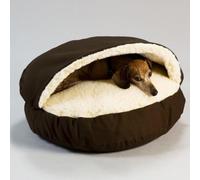 YOUGANG Cama grande para perro, cueva cálida de invierno, cama para perros, gatos, saco de dormir para mascotas grandes, suministros para mascotas, caseta acolchada, nido desmontable para cachorros,