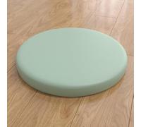 YOUGANG Cojín redondo para taburete de bar de 30/35/40/45 cm, cojín de asiento redondo de espuma viscoelástica de 4,5 cm de grosor, piel sintética, cojín de asiento para silla de comedor y cocina con