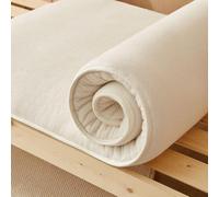 YOUGANG Colchón de futón japonés de algodón, acolchado para dormir en el suelo, cubrecolchón de cama acolchado, tapete tatami, tapete portátil para dormir, plegable, colchones enrollables (120 x 200