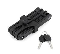 Youin Candado Plegable con Llave para Bicicleta y Patinete Eléctrico, Acero 7 mm, Antirrobo de 94 cm, 8 Placas Articuladas, Soporte de Transporte, Resistente a la Corrosión