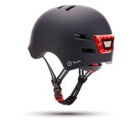 Youin Casco con Luz LED Negro Talla M 54-57cm