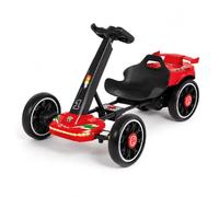 YOUIN Kart Eléctrico Infantil SC1006 Plegable con Mando a Distancia, Bluetooth, Luces LED, Batería 12V 4.5Ah, Velocidad 5 km/h, Autonomía 2h, Niños 3-6 Años (Rojo)