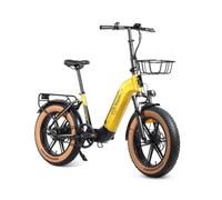 Youin Luxor Pro BK1750 Bicicleta eléctrica Plegable Fat 20 Pulgadas Correa Carbono Motor 250W batería extraíble hasta 100km Frenos hidráulicos Pantalla Color suspensión Premium