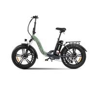 Youin Porto - Bicicleta Eléctrica Plegable Todoterreno - Motor 250W - Velocidad 25 km/h - Autonomía 45 km - Frenos de Disco - Batería 36V 10Ah - Ruedas 20" Fat