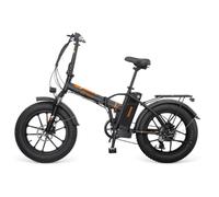 Youin Texas V3 Bicicleta Eléctrica Urbana Todoterreno Ruedas Fat 20" Plegable Negro/Naranja