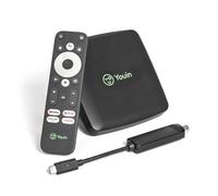 YOUIN EN1060K Receptor Android TV 4K UHD DVB-T2 HDMI WiFi Bluetooth 2GB RAM 8GB ROM Chromecast Mando Voz Guía EPG Grabación USB-C