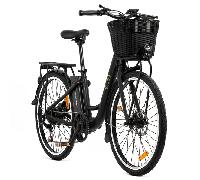 youin youride paris - paseo - rueda 26 - bat. integrada y extraible - negra