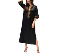 YouKD Vestido Largo de Kaftan Largo de Verano para Mujer Traje de Baño Bohemio Batas de Playa