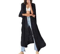 YouKD Wemen's - Kimono largo bohemio maxi caftán vestidos de talla grande, ropa de descanso, bikini, batas de playa
