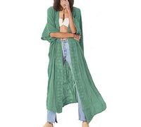 YouKD Wemen's - Kimono largo bohemio maxi caftán vestidos de talla grande, ropa de descanso, bikini, batas de playa