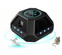 YOUKK 360°ultrasónico repelente topos,Repelente portátil de roedores por,Arañas y Murcielagos Efectivo Repelente,para Casa,Garaje,Desván,Jardín.