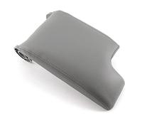 Youli Se Adapta a BMW E46 1998-2006 PU Cuero Centro Centro Consola Cubierta Armada Cubierta Arma DE Arma DE ARMO Tapa Gris