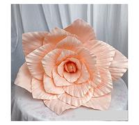 YOUMEINU Gigante EDUCACIÓN FÍSICA Orquídea de la Flor Artificial Decoración de la Flor de la casa de la Boda del hogar liderazos Fake Foam Rose Shopping Mall Mostrar Floral Perfection