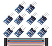 Youmile 10 piezas 5 V a 3,3 V módulo de fuente de alimentación reductor DC 4,75 V-12 V a 3,3 V regulador de voltaje 800 mA LDO módulo Buck kit de soldadura para Arduino