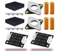 Youmile 2 PCS Nema17 Amortiguador de motor paso a paso y amortiguadores de vibración de goma Motor paso a paso Acero para Ender 3 / CR-10 / CR-10S con módulo adicional TL más suave, disipador de calor