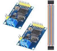 Youmile 2 piezas MCP2515 DC 5V CAN Bus Módulo TJA1050 Módulo receptor SPI Controlador Placa de interfaz con líneas Dupont macho y hembra, para Arduino 51 MCU Placa de desarrollo del controlador ARM