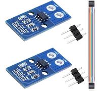 Youmile 2 uds Módulo de Sensor de corriente Hall ACS724 50A rango AC/DC Sensor de corriente efecto Hall con cable dupont para medición de corriente