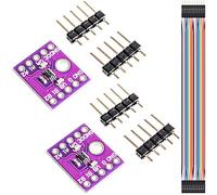 Youmile, 2 uds., TXS0102, convertidor de nivel de voltaje bidireccional de 2 bits, módulo de placa de conversión de nivel bidireccional, interruptor I2C IIC con Cable DuPont
