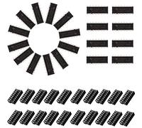 Youmile 20 pcs SN74HC595N Registros de cambio de contador de 8 bits 74HC595 DIP-16 Registros de salida de 3 estados Circuitos integrados transmisión de alta velocidad + 20 pcs DIP-16 IC Socket