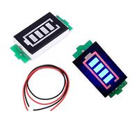 Youmile 2PACK 3S 12.6V Módulo indicador de capacidad de batería Lipo de litio Probador de capacidad de batería Módulo de iones de litio 4 secciones Pantalla LED azul Vehículo eléctrico
