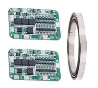 Youmile 2PCS 6S 15A 24V Placa de protección de batería de Litio 18650 Módulo de Cargador BMS Placa de protección de PCB para celda de batería de Litio de Iones de Litio con Tira de níquel