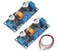 Youmile 2PCS DC 4-38V a 1.25-36V Convertidor Buck reductor XL4015 5A Regulador de voltaje reductor Módulo de cargador de batería de litio con cable 24AWG