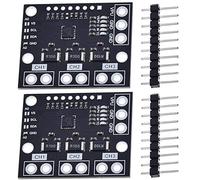 Youmile 2PCS INA3221 Sensor de monitor de voltaje de corriente de derivación de triple canal Lado bajo/lado alto I2C Módulo de control de monitoreo de potencia de salida Reemplazo para INA219