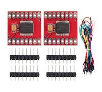 Youmile 2PCS TB6612FNG Módulo de controlador de motor dual Tablero de control de accionamiento de motor paso a paso DC para microcontrolador para Arduino con cable de salto