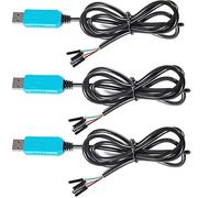Youmile 3 uds PL2303TA USB a TTL RS232 Cable serie Cable de descarga Cable de consola de depuración Compatible con Raspberry Pi para win XP/para VISTA/7/8/8.1