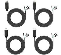 Youmile, 4 uds., PL2303 PL2303HX, convertidor de USB a serie TTL, Cable de depuración de 3,3 V, convertidor adaptador serie RS232 TTL, enchufe hembra de 4 pines para Arduino