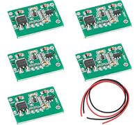 Youmile 5 pcs 12V Módulo de sensor de interruptor táctil capacitivo TTP223 Botón pulsador Módulo de tecla táctil DC 6-20V 3A con cable para automóviles y motocicletas modificadas, luces LED, etc.