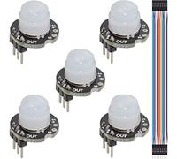 Youmile 5 Piezas Mini SR602 Módulo Detector de Sensor de Movimiento Módulo de detección de Infrarrojos Interruptor sensorial de Alta sensibilidad con Cable Dupont para Arduino Electronic DIY