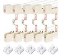 Youmile 5 pzas R7S portalámpara de cerámica 78mm R7S zócalo con cable de doble extremo portalámpara conector halógeno zócalo con CH-2 terminal de engarce