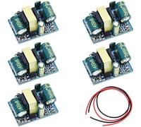 Youmile 5 uds AC-DC 12V 450mA módulo Buck fuente de alimentación convertidor Buck módulo reductor 5,4 W transformadores con cable rojo y negro