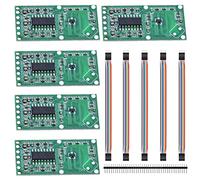 Youmile 5Pack Módulo de Radar de microondas RCWL-0516 Interruptor de inducción del Cuerpo Humano Sensor inteligente3 para Arduino + 40PIN + Cables de Puente Hembra a Hembra, Macho a Hembra 5 Pin