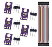 Youmile 5PCS TEMT6000 Módulo de sensor de luz Luz ambiental Módulo de detección de intensidad de luz analógica Sensor de luz visible para Arduino con cable Dupont