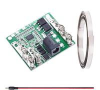 Youmile 5S 20A 18V 21V Módulo BMS Paquete de batería de litio de iones de litio Cargador de batería Tablero de protección con tira de níquel Cable macho de CC para herramientas eléctricas
