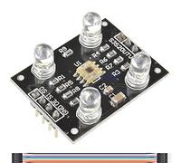 Youmile DC 3-5V TCS230 TCS3200 Módulo de sensor de reconocimiento de color Módulo de detector de reconocimiento de color 4 LED con cable DuPont para Arduino