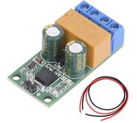 Youmile DR55B01 DC 6-24V Motor de avance/retroceso Placa de controlador Módulo de control de motor de relé de polaridad inversa autoblocante con cable rojo y negro