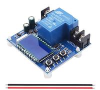 Youmile Interruptor de Corte de bajo Voltaje DC 6V-60V Protector de bajo Voltaje Interruptor de desconexión 30A Módulo de protección de Voltaje Pantalla LCD con Cable Rojo y Negro de 16 AWG