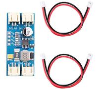 Youmile Placa controladora de carga solar de 12 V CN3791 Placa controladora de carga solar MPPT 1 Módulo regulador de panel de batería LiPo JST PH2.0 Recarga automática para batería con cables